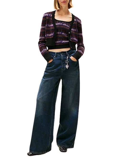 Cardigan con motivo Fair Isle in misto lana Tommy Jeans | DW0DW21691BDS